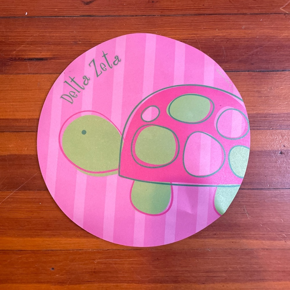 Delta Zeta DZ Turtle Mousepad